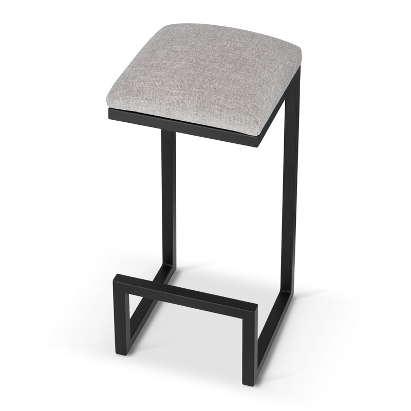 Maela Upholstered Counter Stool with Metal Frame