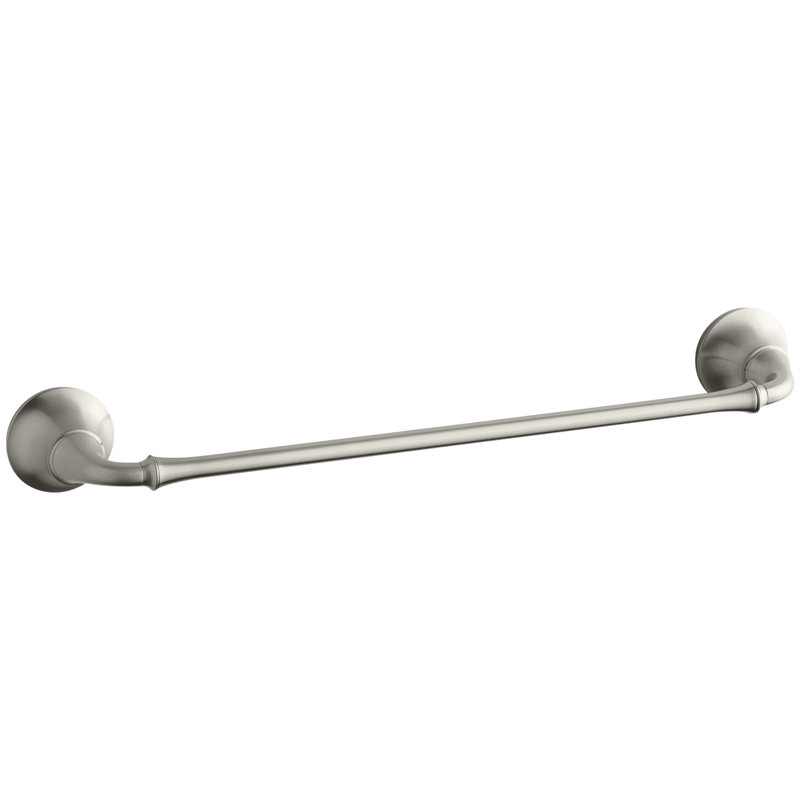 Barre à serviettes murale 18" forté, Nickel brossé éclatant