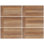 Carreau de vinyle de luxe chic 20 po 12 po x 24 po Chic Parquet