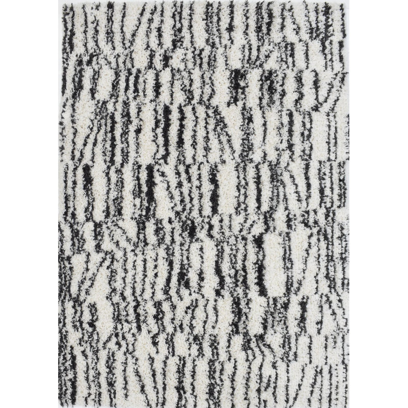 Loveleen Performance Abstract Indoor Rug, Runner 2'6" x 8'