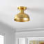 Plafonnier semi-encastré 1 lumière 13 po-1594053884