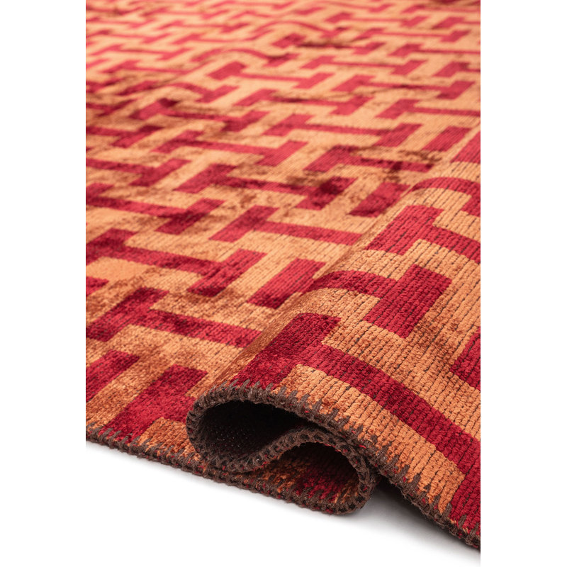 Robat Geometric Hand Loom Indoor / Outdoor Area Rug, Rectangle 7'10" x 11'2"