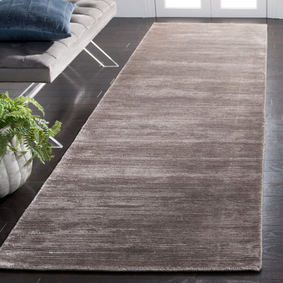 Mcelroy Hand-Knotted Area Rug in Graphite