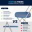 Chaise pliante en plastique Oliverson - capacité de poids de 650 lb - Chaise d'événement-926841849