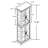 Lighted China Cabinet with Adjustable Shelves-354840659