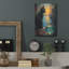Highland Dunes «Black Cat And Goldfish 1» par Momart, art mural en métal-948002664