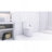 Elongated One Piece Toilet White