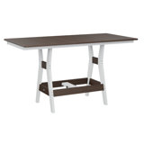 Berlin Gardens Harbor Regular Top With White Base Rectangular Bar Table