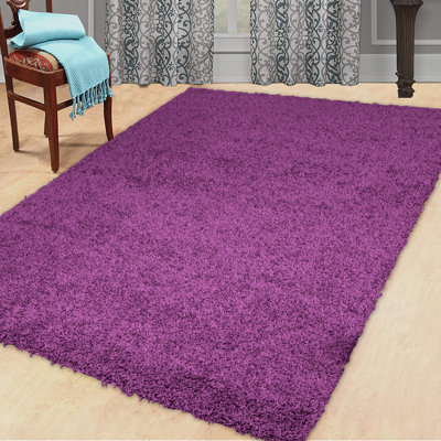 Kailum Solid Colour Shag Area Rug