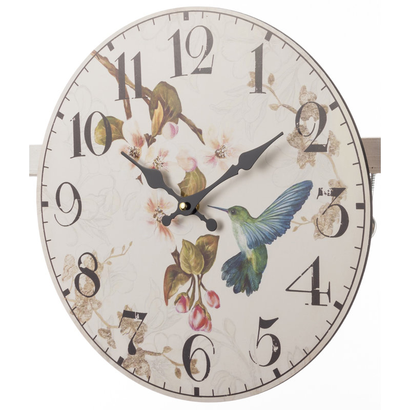 Aleysia Wood Wall Clock
