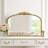 Vintage Floral Arch Iron Frame Mirror-43562155-43562167