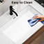 Évier blanc à montage double 28 po pour cuisine et salle de bain, lavabo profond, surface lisse, lavabo de salle de bain de conception américaine, encastré et surdimensionné, grande taille, élégant