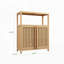 Grande armoire de rangement en bambou pour salle de bain-2015957702
