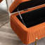 Banc de rangement rembourré en velours Miajah-251652347