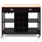 Solid Wood Top Kitchen Cart-1004172671