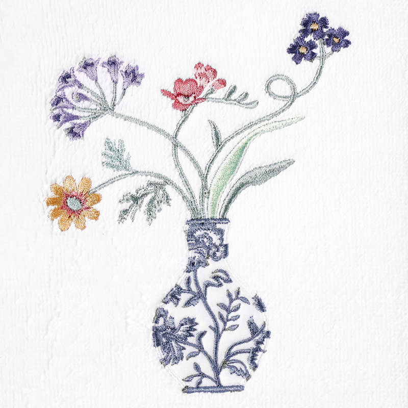 Débarbouillette en coton turc, Blanc, Essuie-mains - paquet de 2