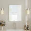 Aluminum Framed Rounded Rectangle Mirror, Wall Mounted Bathroom Vanity Mirror, Modern Horizontal/Vertical Entryway Wall Mirror-1058387005-1058387003