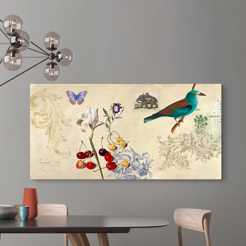 Cabinet of Curiosities I 1 Piece Wrapped Canvas Wall Art, 35cm H x 70cm W x 4cm D
