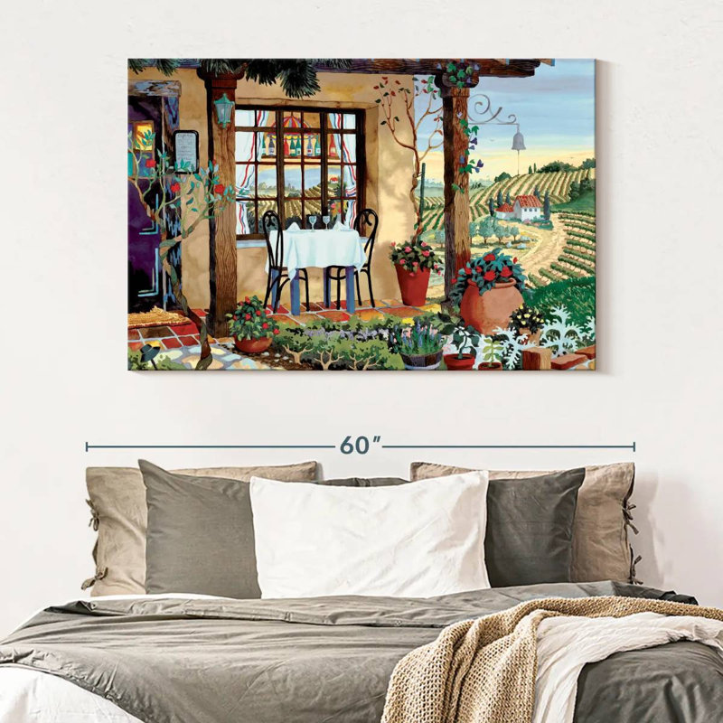 Alvord «A Taste Of Wine Country», H 34 po x l 51 po