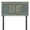 Gardengate Personalized Grande 1-Line Lawn Address Sign