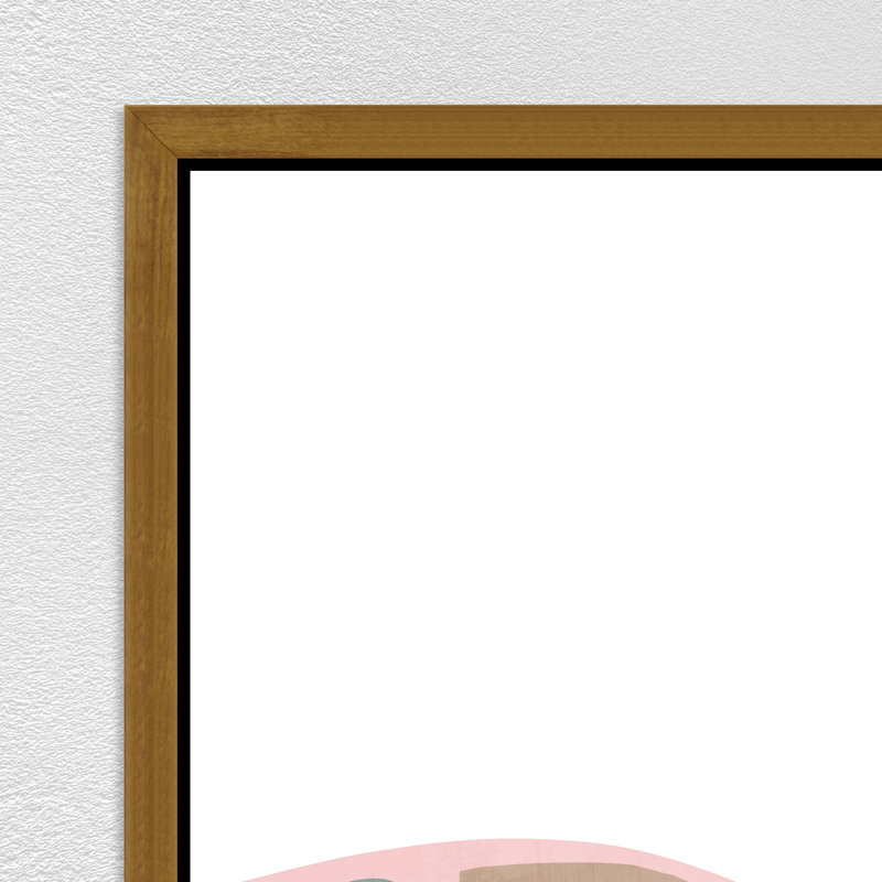 Art mural encadré «Caoutchouc» par David Brown, Image au pinceau gel