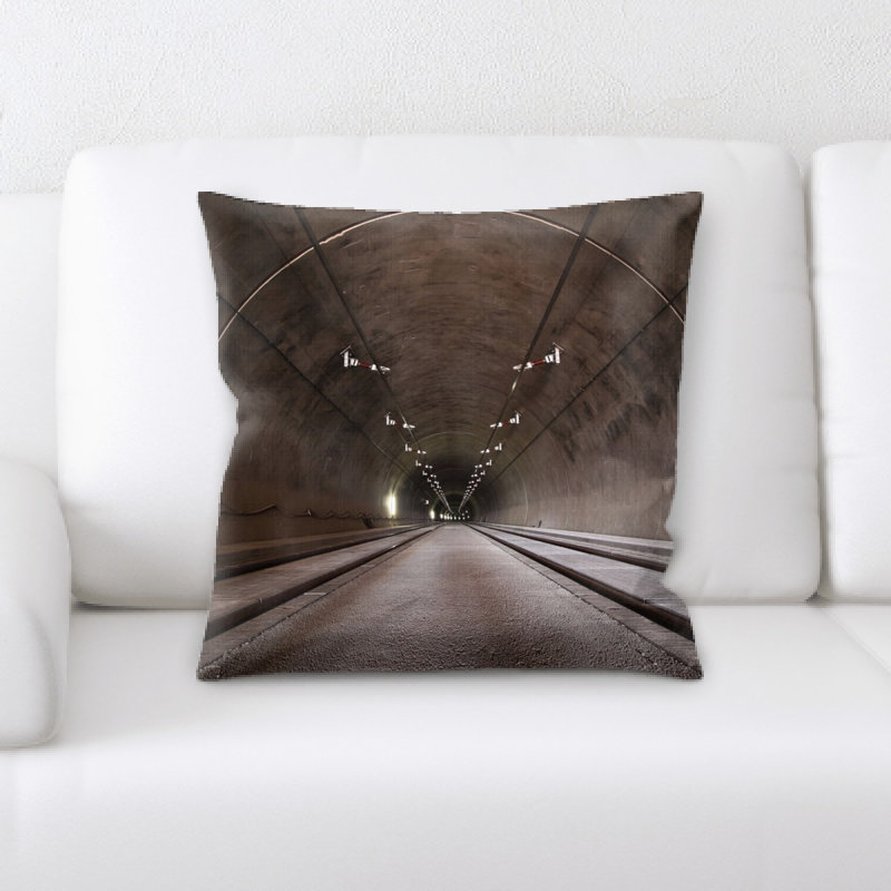 Train Experience Throw Pillow