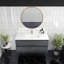 Ensemble de meuble-lavabo simple mural 48 po Azden-2010540903