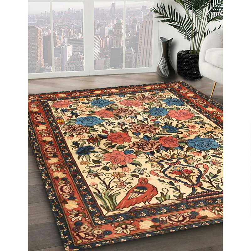 Chloe-Aime Oriental Indoor Rug, Square 3'