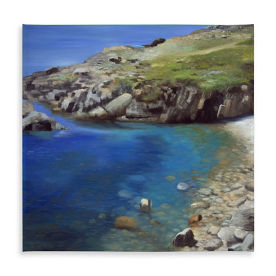 Spanish Coast Coastal Sea Tablecloth for Indoor Outdoor Decor