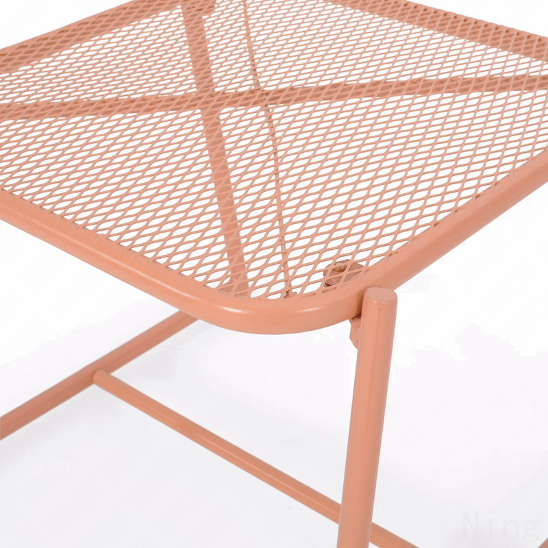 15.5"H Side Table, Orange
