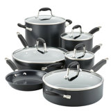 Anolon Advanced Home Hard Anodized Nonstick Cookware Set, 11 Piece