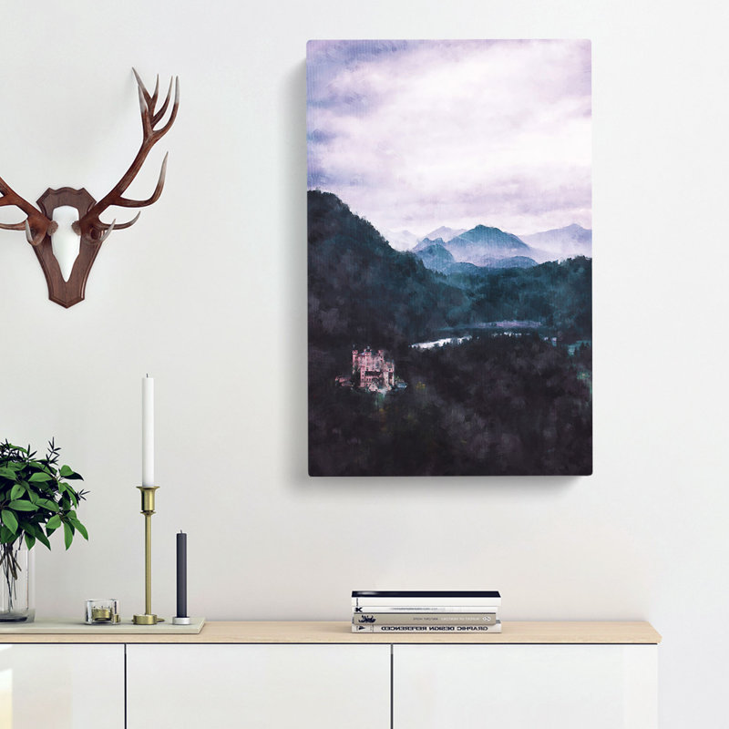 Hohenschwangau Castle - Wrapped Canvas, 76cm H x 50cm W x 3cm D