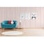 Dolphin Stripe 10m x 53cm Wallpaper Roll-24534783