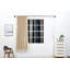 Upper Swainswick Matte Black Adjustable 1'' Single Curtain Rod-758076936