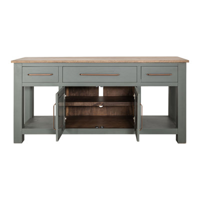 Console 3 tiroirs et 2 portes