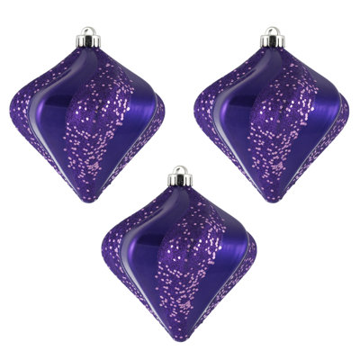 Ornement de Noël Swirl Diamond