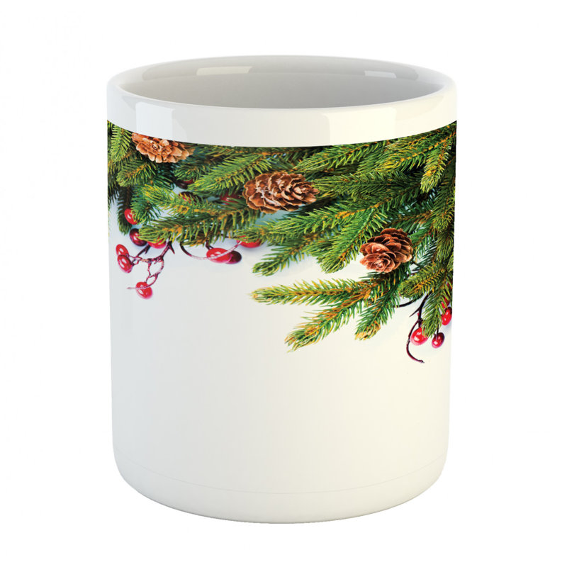 Grande tasse à café sapin