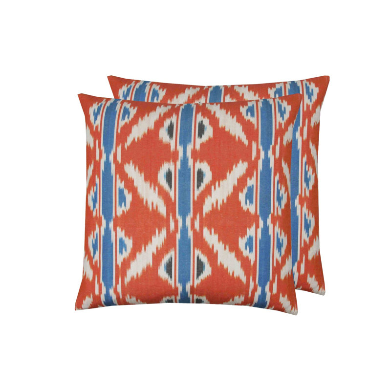Castanon Ikat Square Cushion Cover