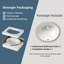 Lavabo de salle de bain ovale encastré en porcelaine vitreuse avec trop-plein Los Flexi 20 po x 16 po Los Flexi