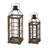 Wood and Metal Tabletop Lantern-702823661-703904104