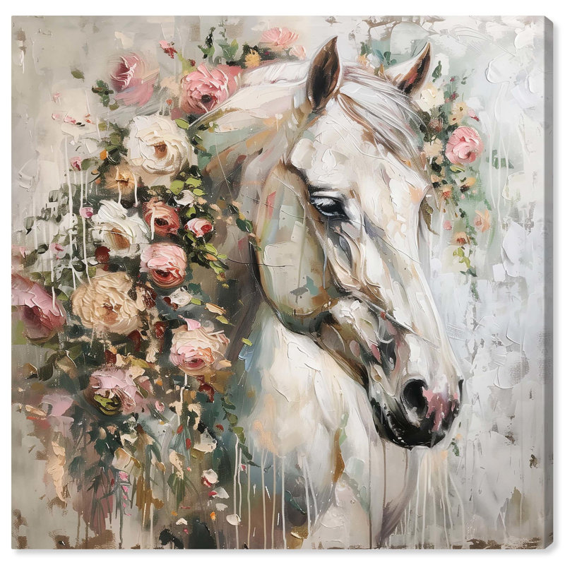 «Dreamscape Horse» par Art Remedy, H 16 po x l 16 po x P 1,5 po, Toile tendue