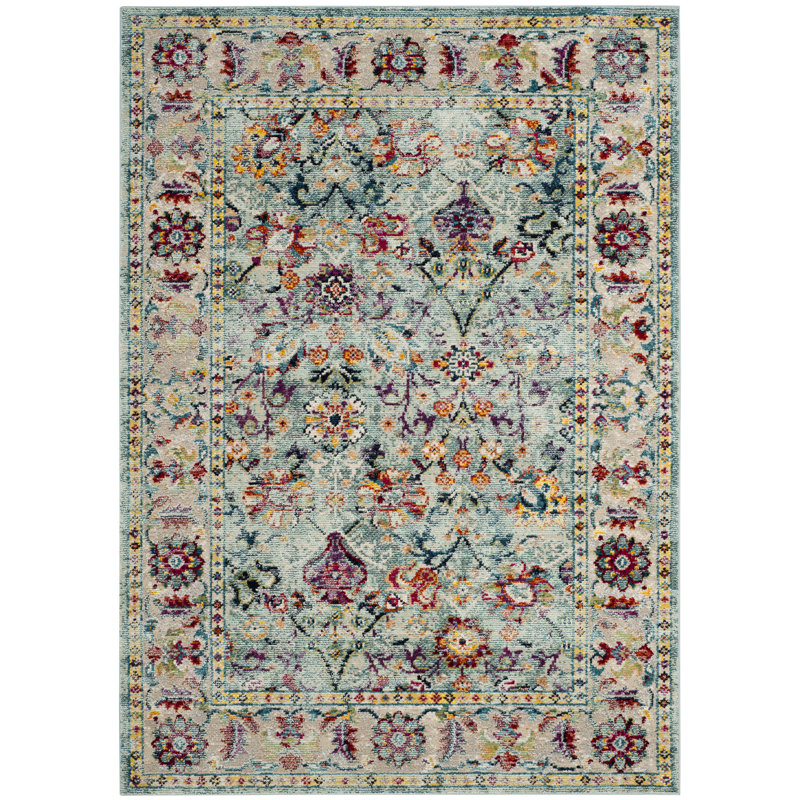Graves Oriental Hand Woven Area Rug, Rectangle 122 x 183 cm