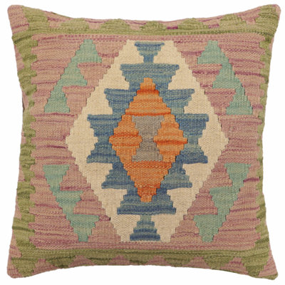 100% Wool Throw Square Pillow Cover & Insert