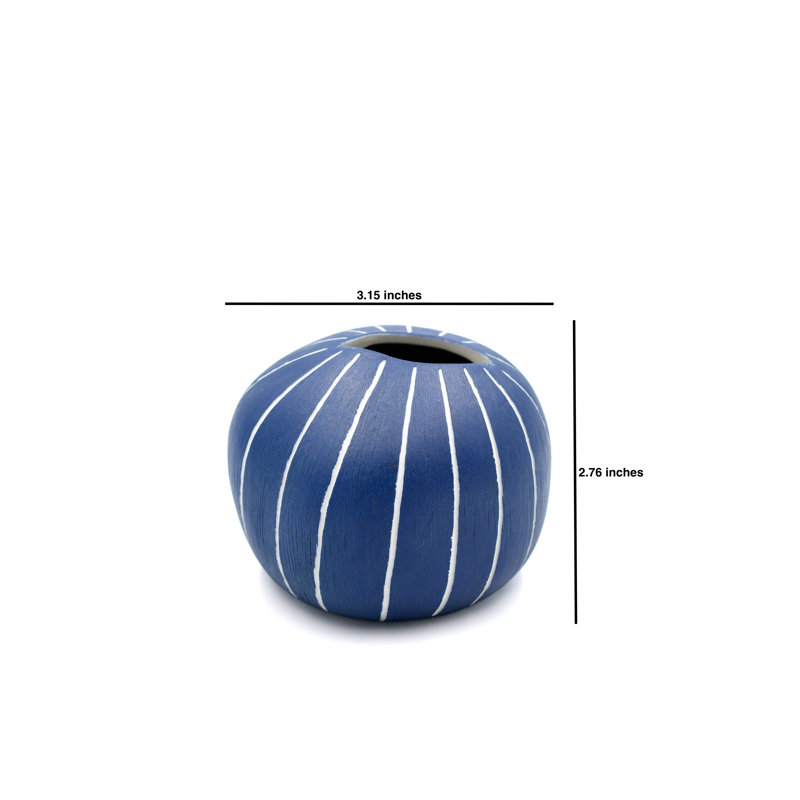 Vase de table Aurora-Leigh, Bleu