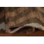 Tapis brun en laine Kilim 3 x 3