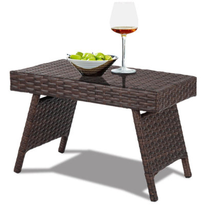 Dilar Folding Side Table by Ebern Designs