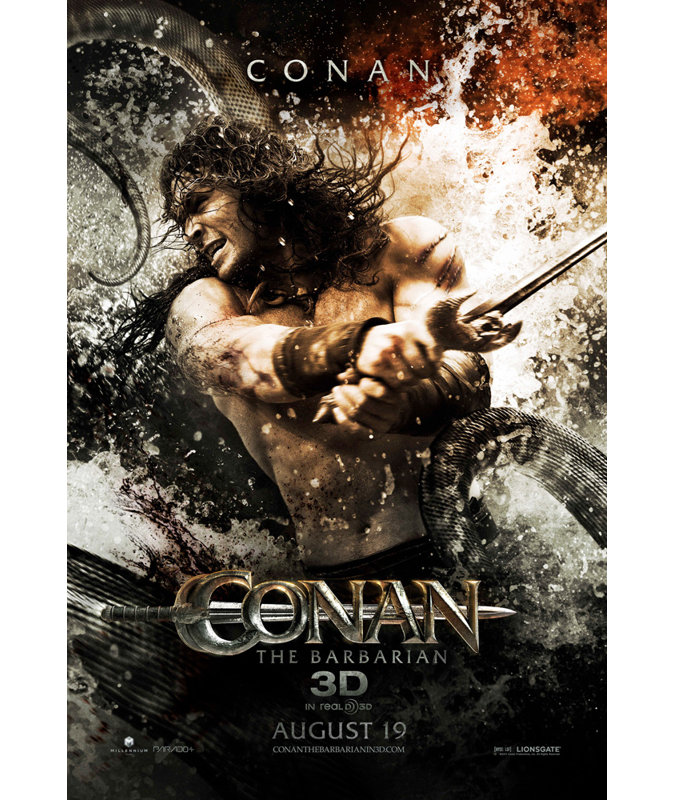 Conan the Barbarian, 18" H x 12" W