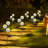 Green Low Voltage Solar Powered Integrated LED Pathway Light Pack
