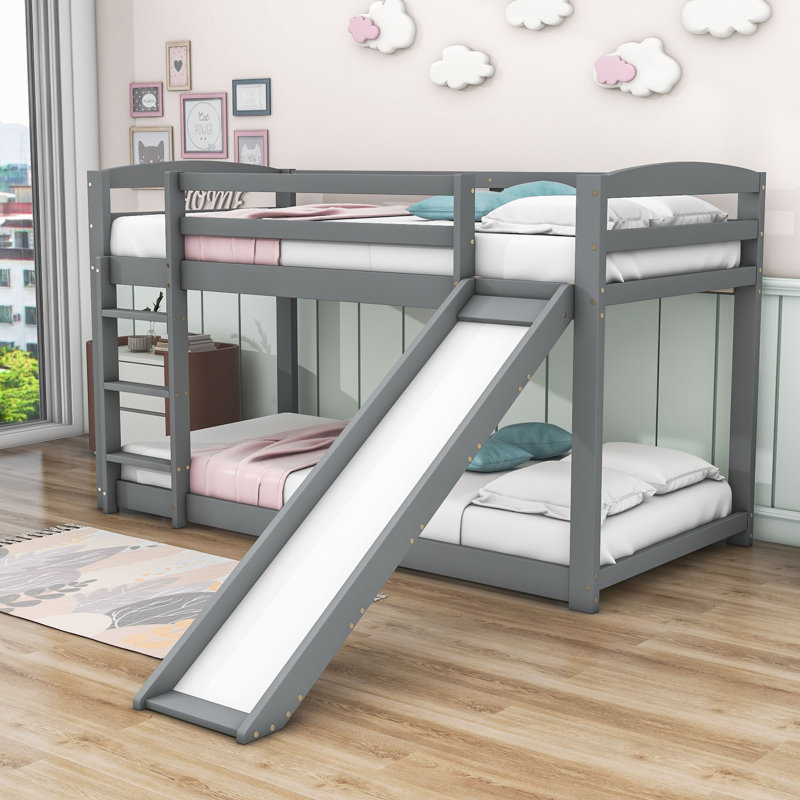 Tholf Kids 90 X 200 cm bunk bed, Grey