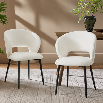 Angel Modern Dinning Chair With Metal Legs